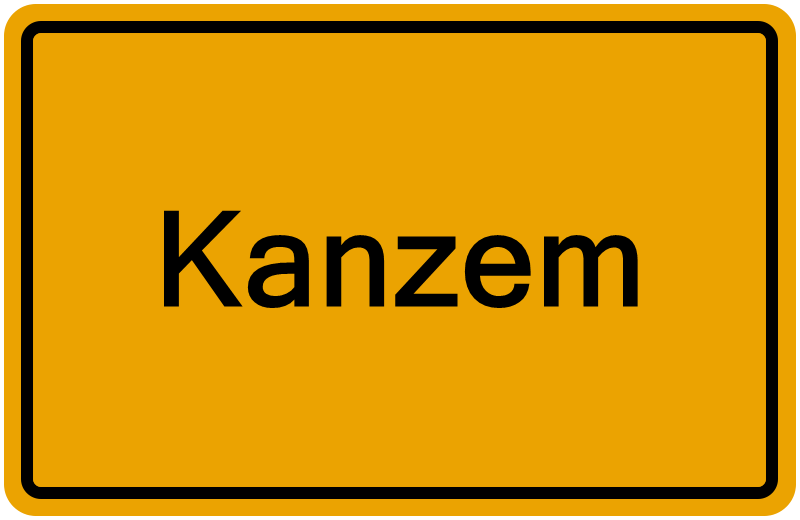 Handelsregisterauszug Kanzem