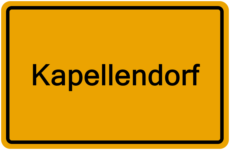 Handelsregisterauszug Kapellendorf