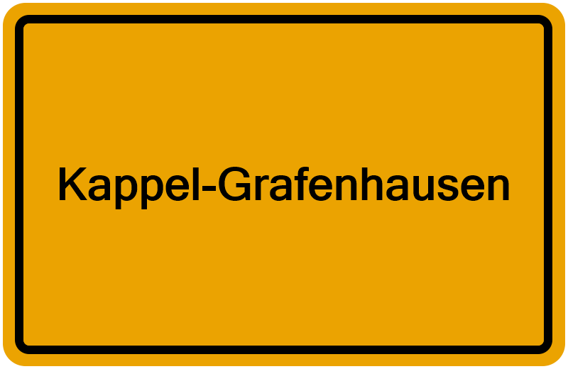 Handelsregisterauszug Kappel-Grafenhausen