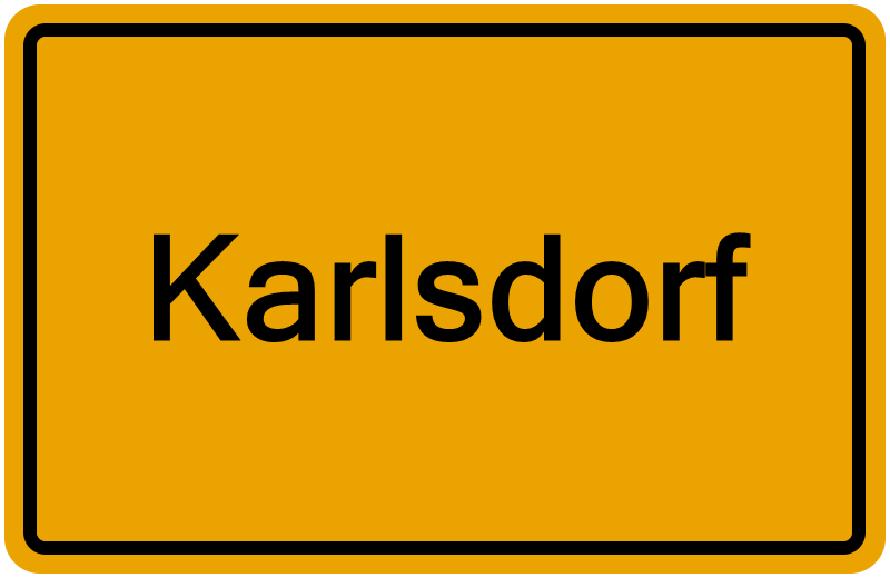 Handelsregisterauszug Karlsdorf