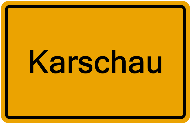 Handelsregisterauszug Karschau