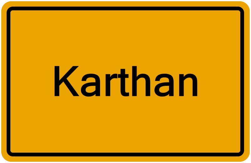 Handelsregisterauszug Karthan