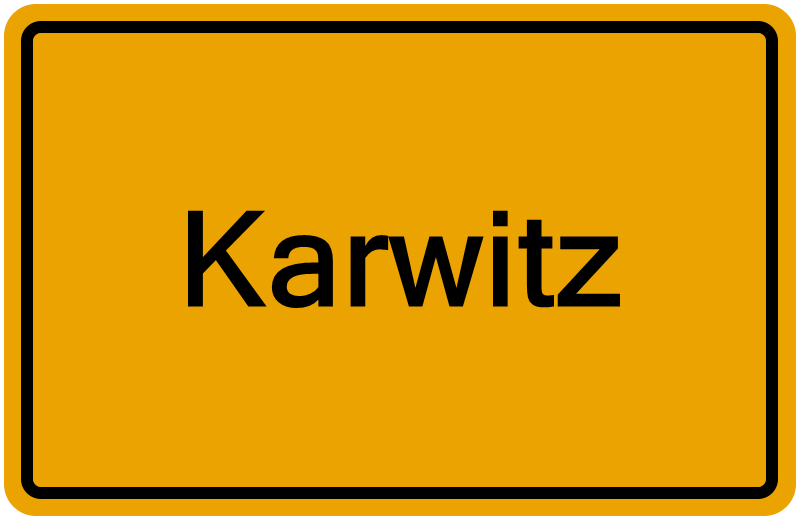 Handelsregisterauszug Karwitz