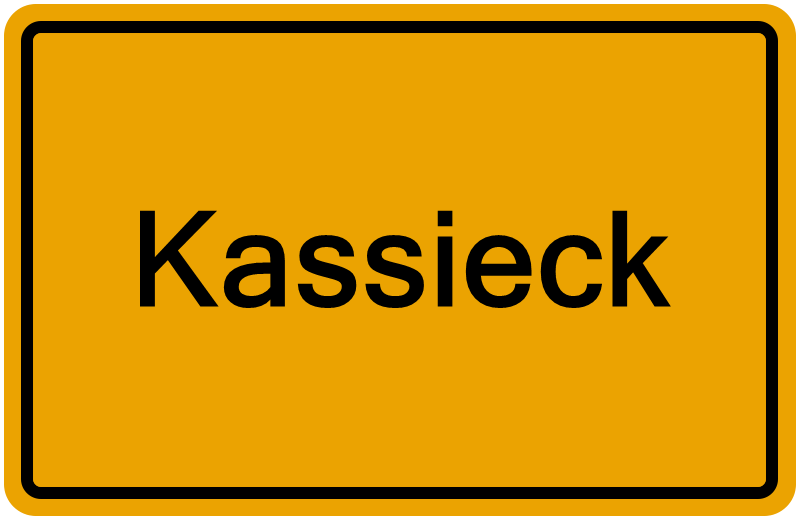 Handelsregisterauszug Kassieck