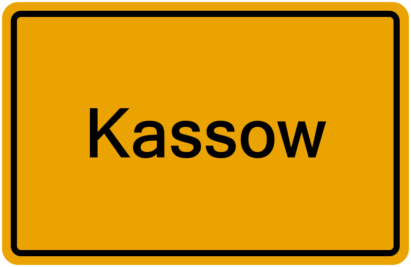 Handelsregisterauszug Kassow
