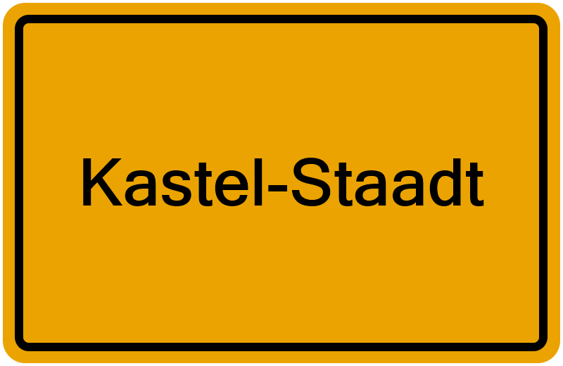 Handelsregisterauszug Kastel-Staadt