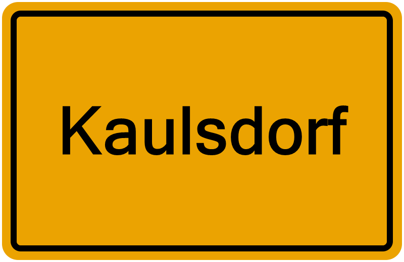 Handelsregisterauszug Kaulsdorf