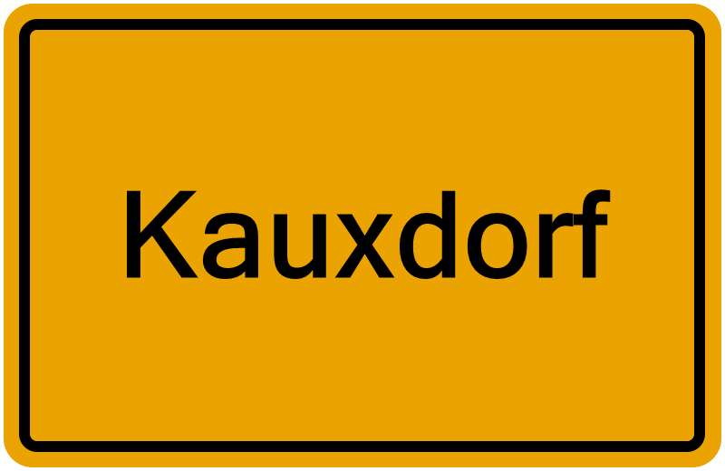Handelsregisterauszug Kauxdorf