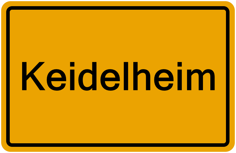 Handelsregisterauszug Keidelheim
