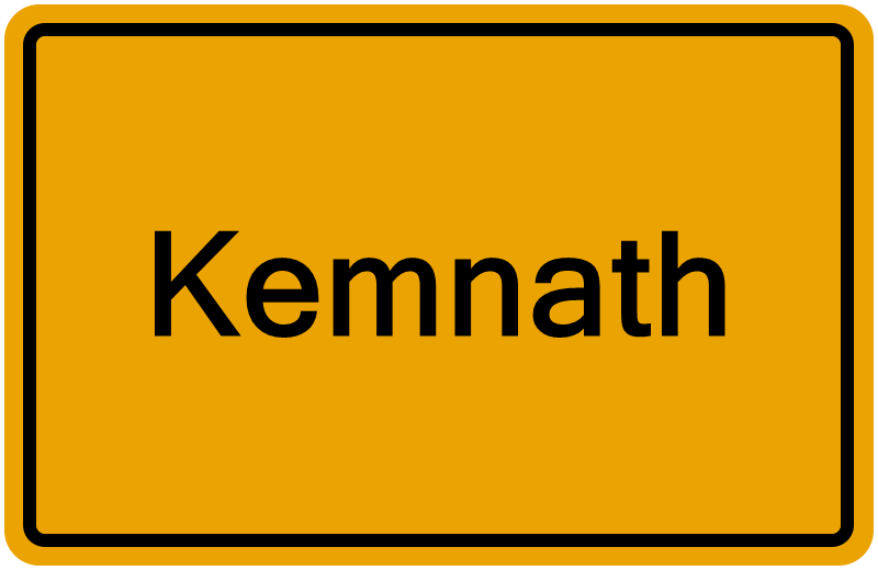 Handelsregisterauszug Kemnath