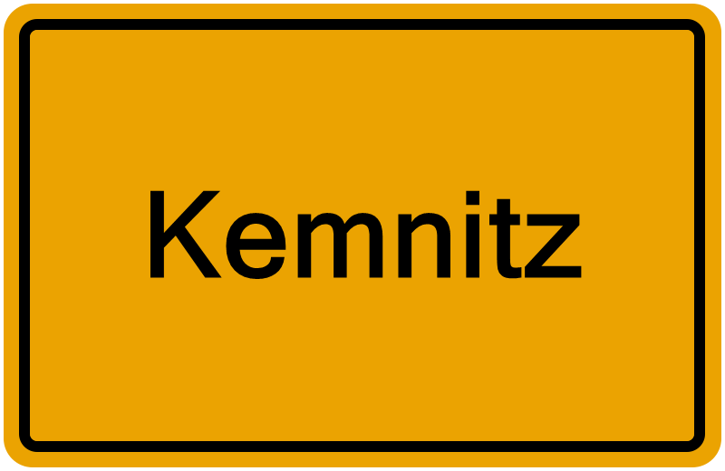 Handelsregisterauszug Kemnitz