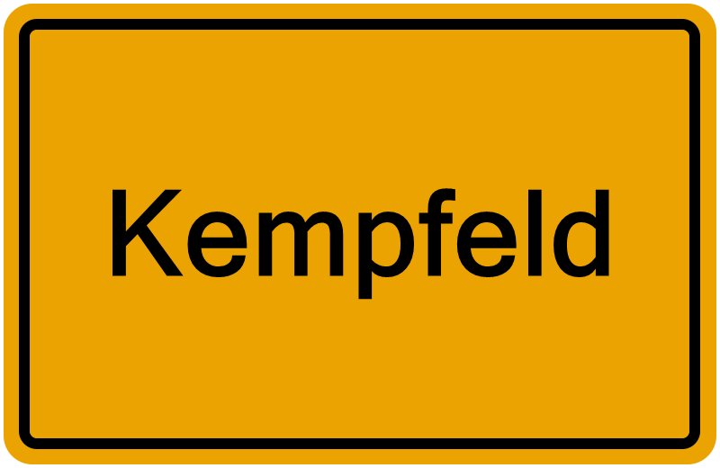Handelsregisterauszug Kempfeld