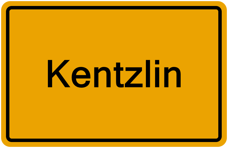Handelsregisterauszug Kentzlin