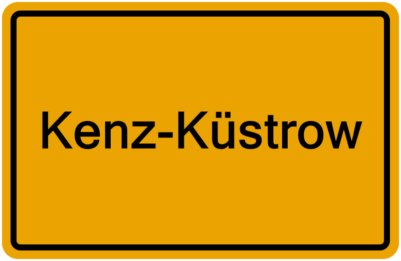 Handelsregisterauszug Kenz-Küstrow