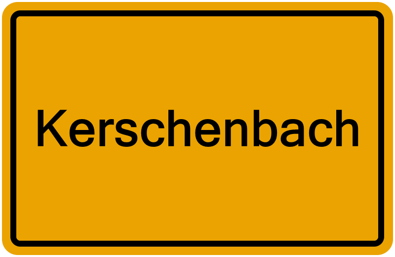 Handelsregisterauszug Kerschenbach