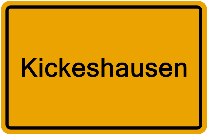 Handelsregisterauszug Kickeshausen