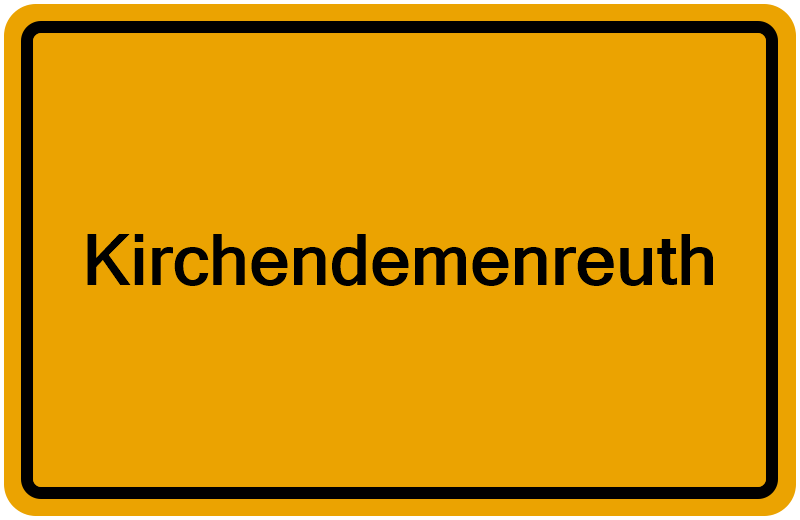 Handelsregisterauszug Kirchendemenreuth
