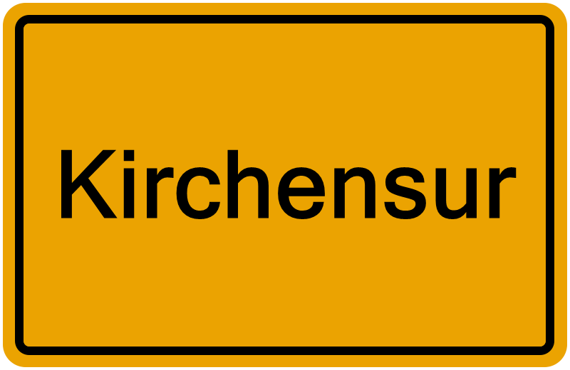 Handelsregisterauszug Kirchensur