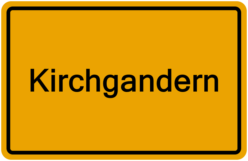 Handelsregisterauszug Kirchgandern