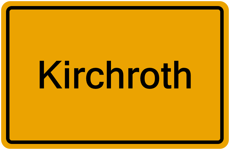Handelsregisterauszug Kirchroth