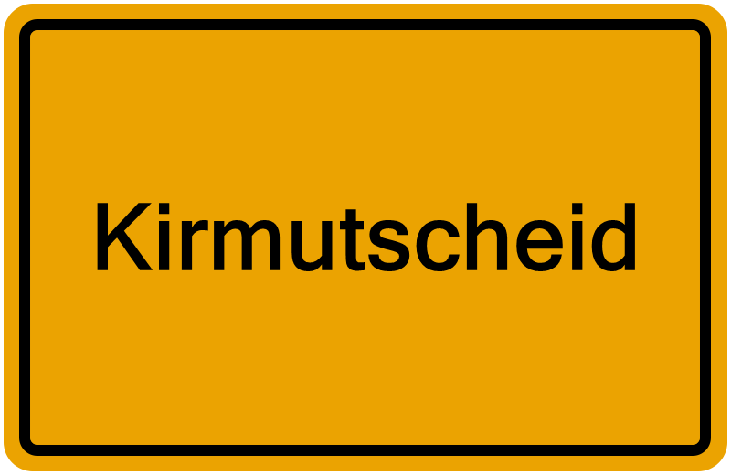 Handelsregisterauszug Kirmutscheid