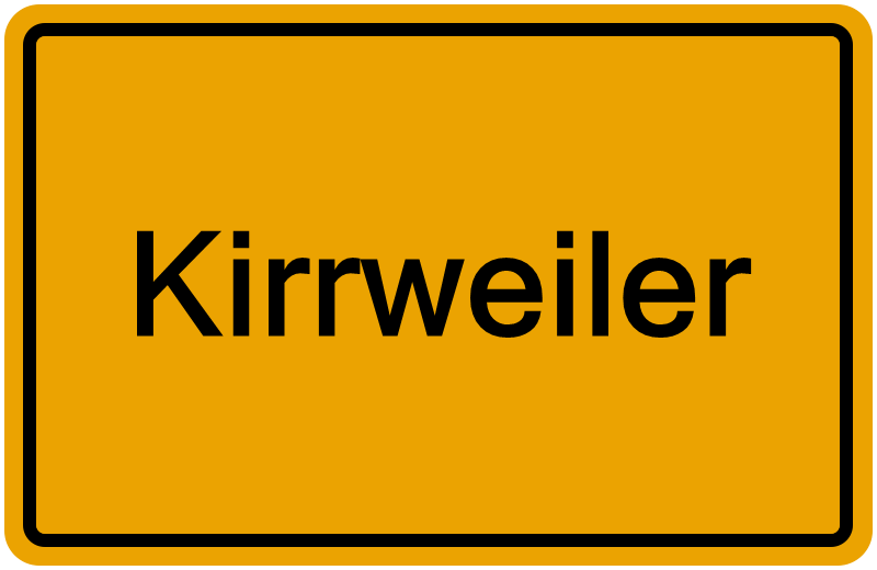 Handelsregisterauszug Kirrweiler