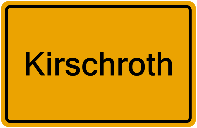 Handelsregisterauszug Kirschroth