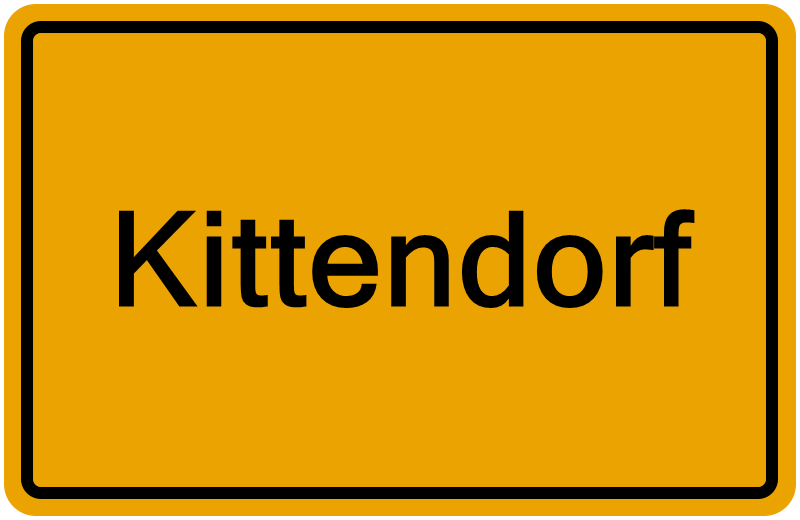 Handelsregisterauszug Kittendorf