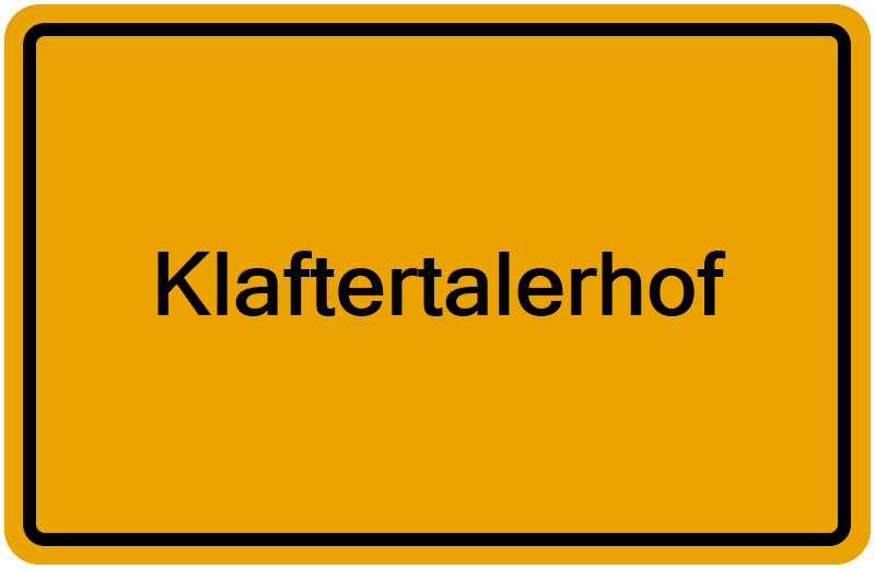 Handelsregisterauszug Klaftertalerhof