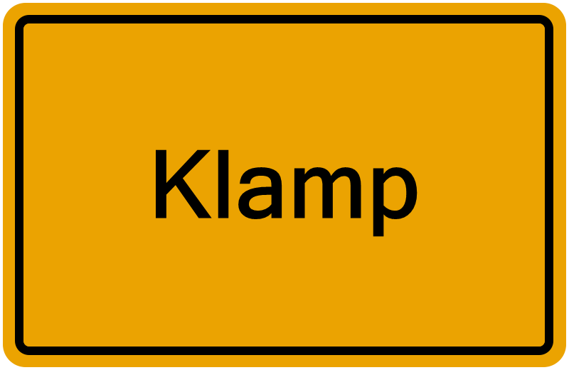 Handelsregisterauszug Klamp