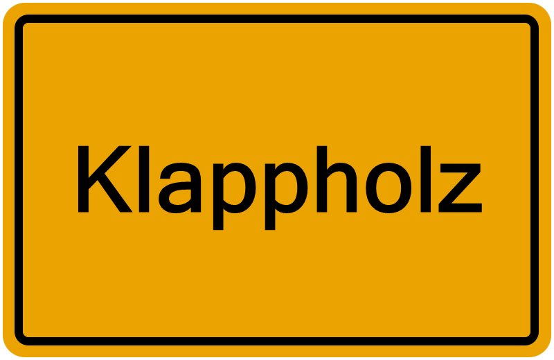 Handelsregisterauszug Klappholz