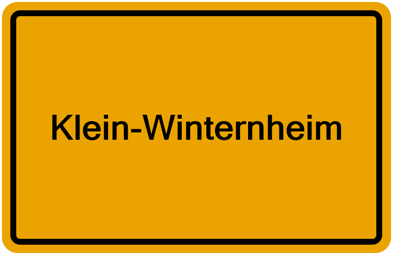Handelsregisterauszug Klein-Winternheim