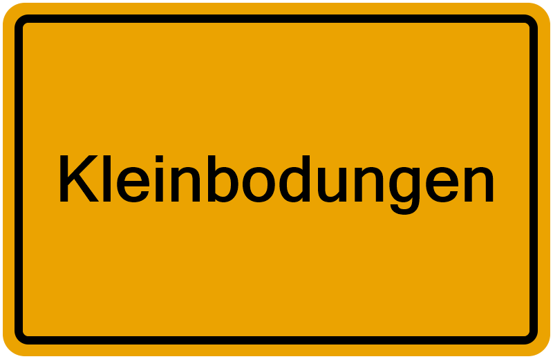 Handelsregisterauszug Kleinbodungen