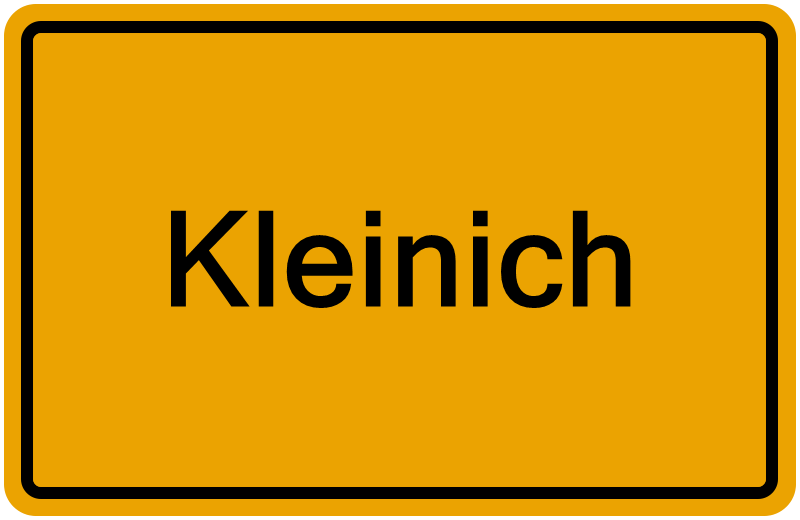 Handelsregisterauszug Kleinich