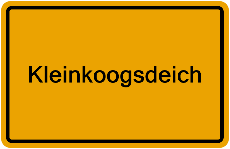 Handelsregisterauszug Kleinkoogsdeich