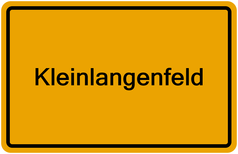 Handelsregisterauszug Kleinlangenfeld
