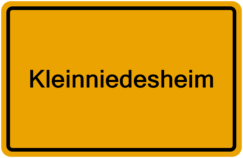 Handelsregisterauszug Kleinniedesheim