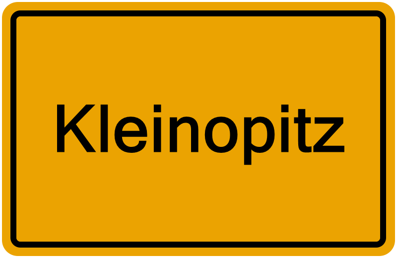 Handelsregisterauszug Kleinopitz