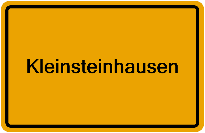 Handelsregisterauszug Kleinsteinhausen