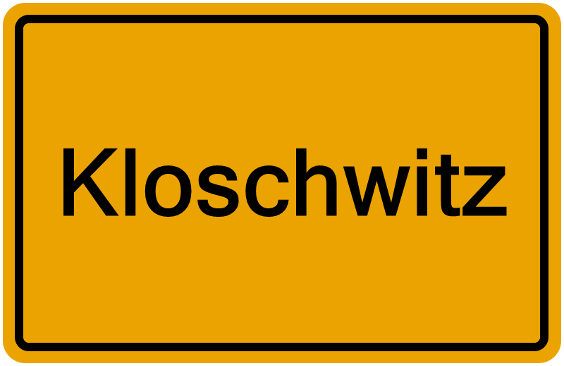 Handelsregisterauszug Kloschwitz