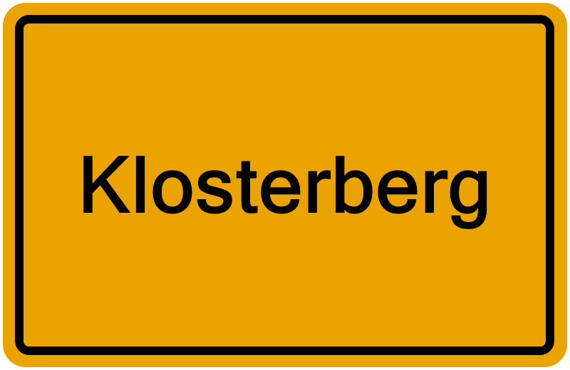 Handelsregisterauszug Klosterberg