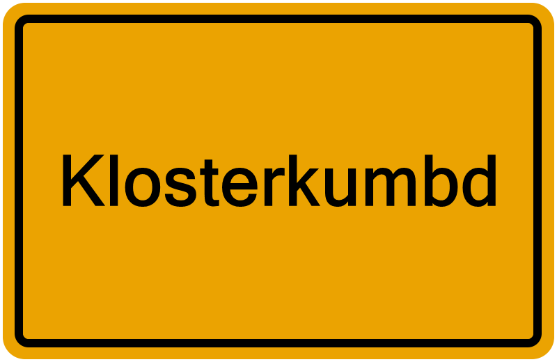 Handelsregisterauszug Klosterkumbd