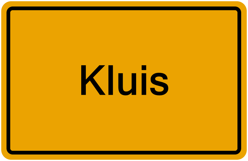Handelsregisterauszug Kluis