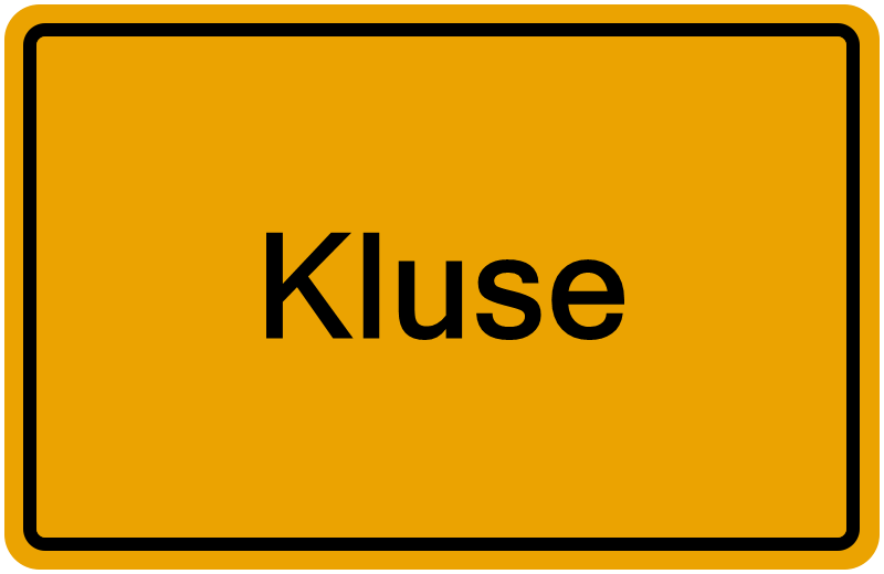 Handelsregisterauszug Kluse