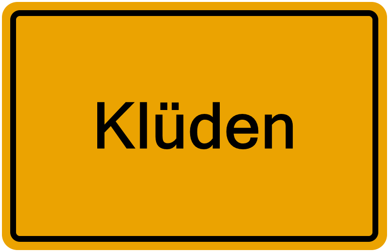 Handelsregisterauszug Klüden