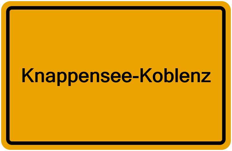 Handelsregisterauszug Knappensee-Koblenz