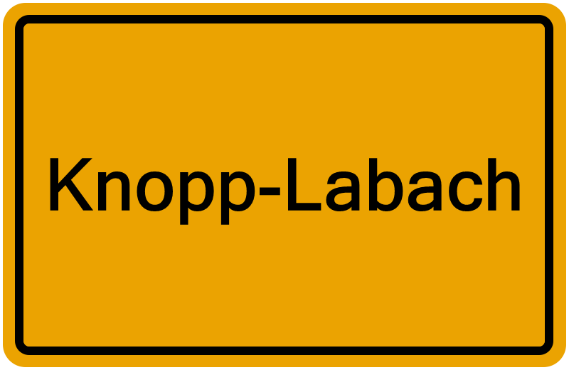 Handelsregisterauszug Knopp-Labach