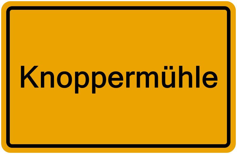 Handelsregisterauszug Knoppermühle