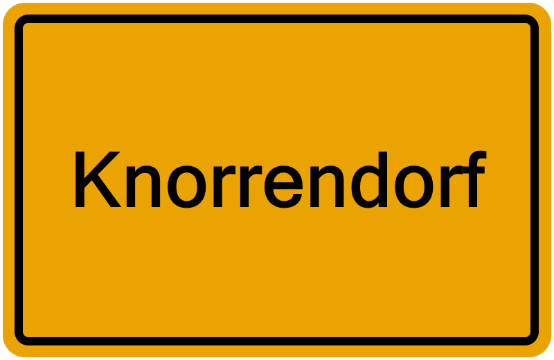 Handelsregisterauszug Knorrendorf