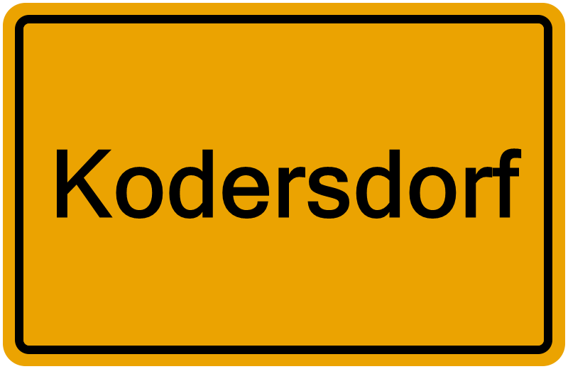 Handelsregisterauszug Kodersdorf